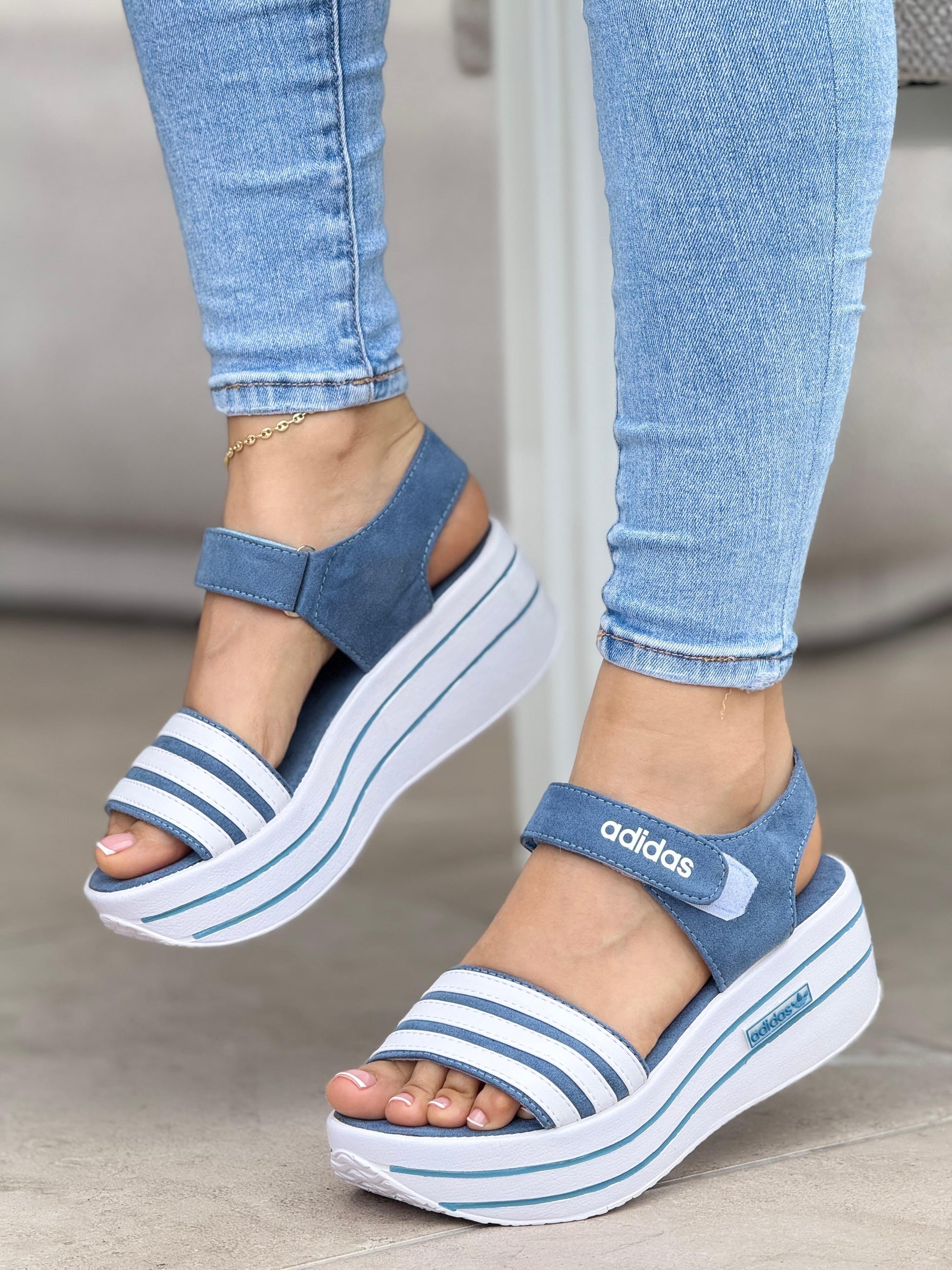 SANDALIA ADIDAS AZUL