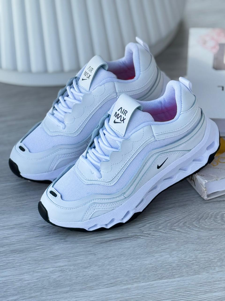 TENIS NIKE AIR MAX DAMA BLANCO X NEGRO