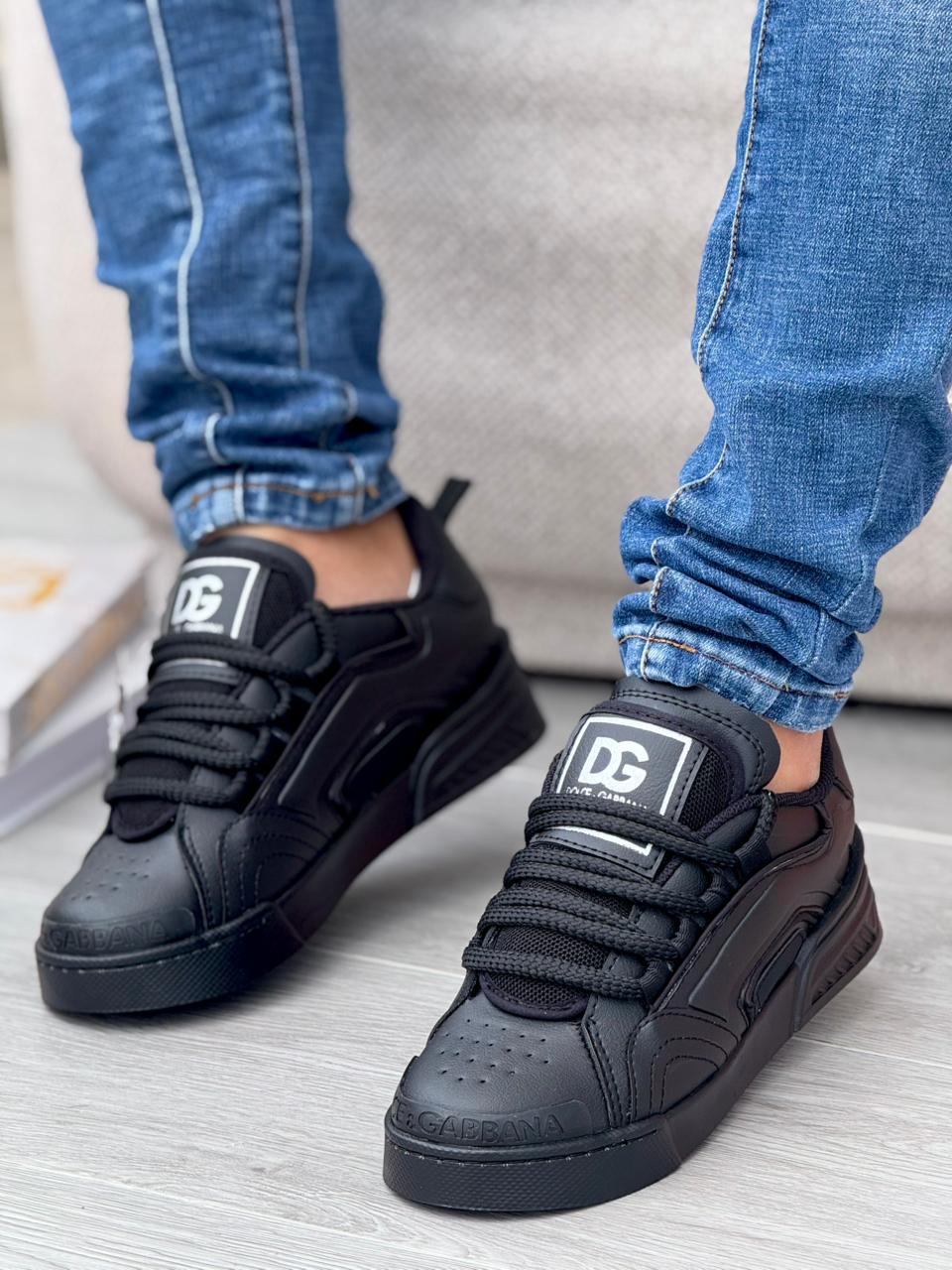 TENIS DOLCE CABALLERO NEGRO